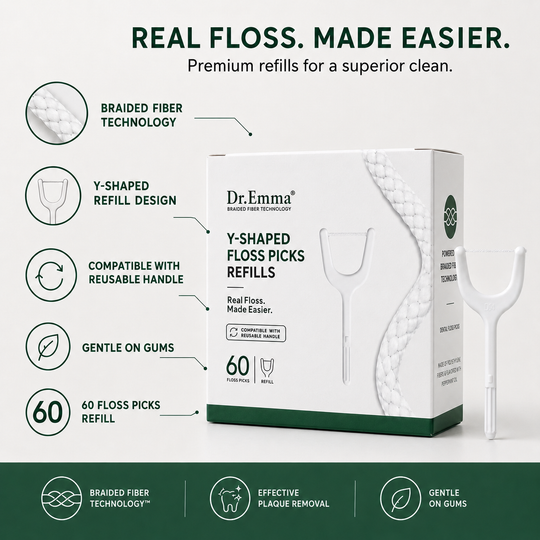 Dr.Emma Electric Braided Flosser Refills