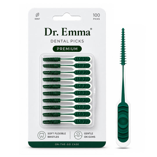 Dental Picks Mint Brush Soft Picks