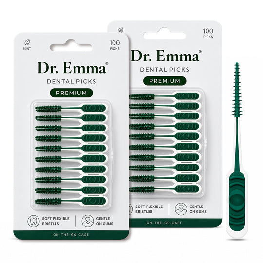 Dental Picks Mint Brush Soft Picks