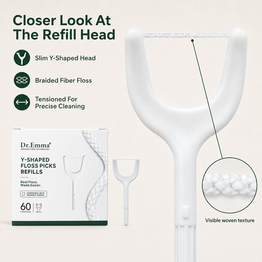 Dr.Emma Electric Braided Flosser Refills