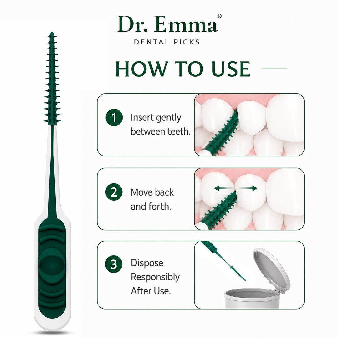 Dental Picks Mint Brush Soft Picks
