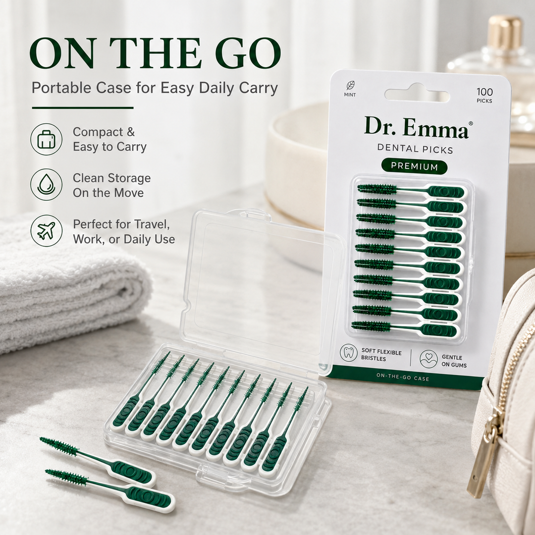 Dental Picks Mint Brush Soft Picks