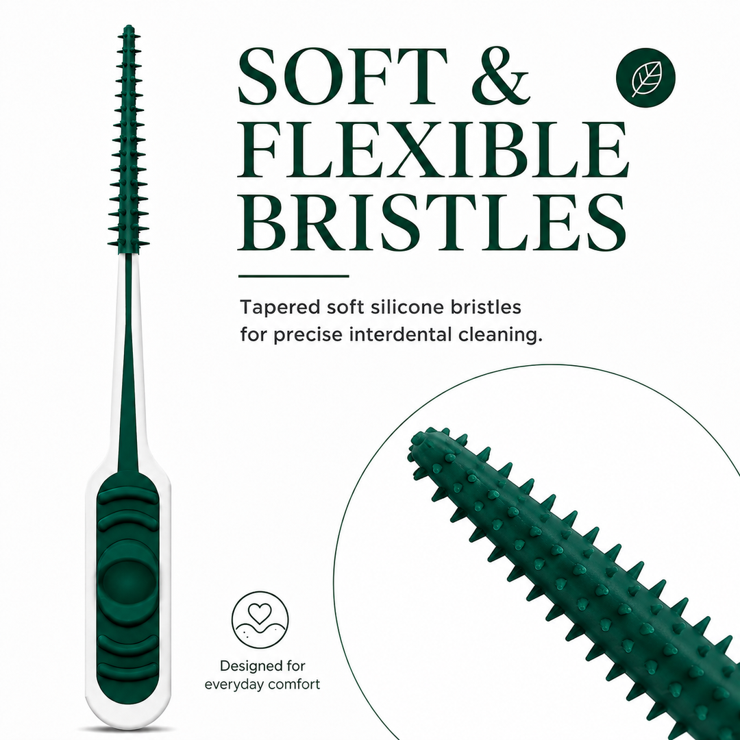 Dental Picks Mint Brush Soft Picks