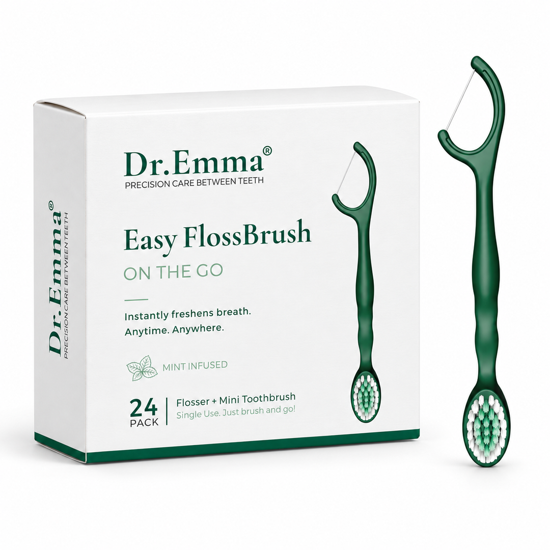 Dr.Emma 2-in-1 Toothbrush with Dental Floss