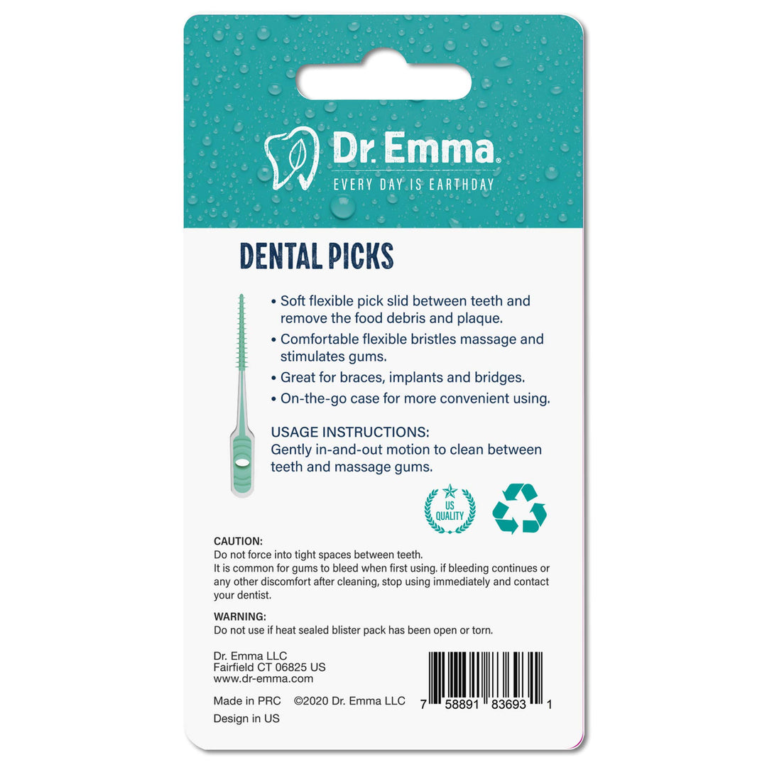 Dental Picks Soft Brush Tooth Picks Floss Dr Emma