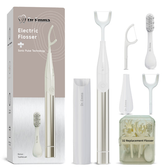 Dr. Emma electric flosser power flosser water flosser alternative toothbrush