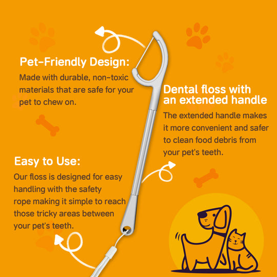 Pet-Dental-Floss Tooth Brush Picks Teeth Cleaning Plaque Remover for Teeth