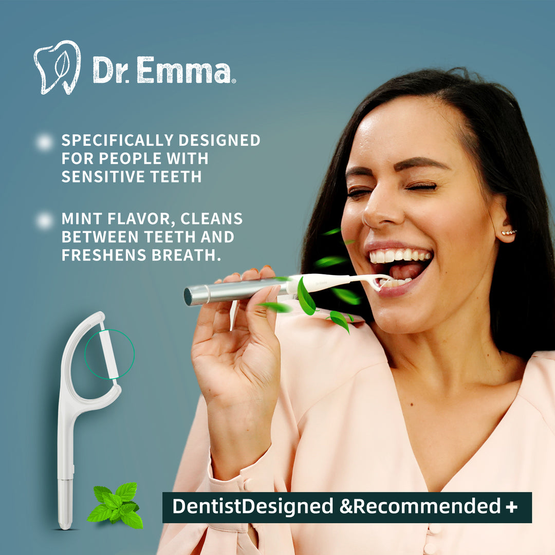 electric flosser refill sensitive gum tape dental floss for teeth cleaning gentle on gum toothbrush