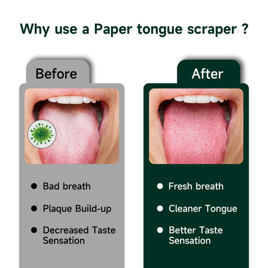 dr. emma tongue scraper cleaner for adults disposable paper